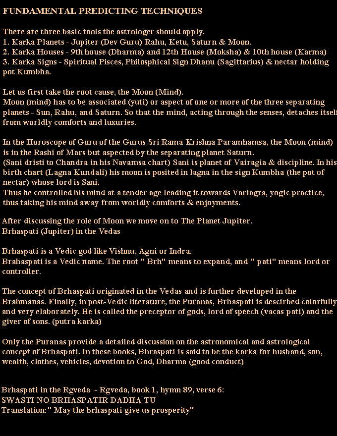 FREE Vedic Astrology lessons by Pandit Dharma Datta